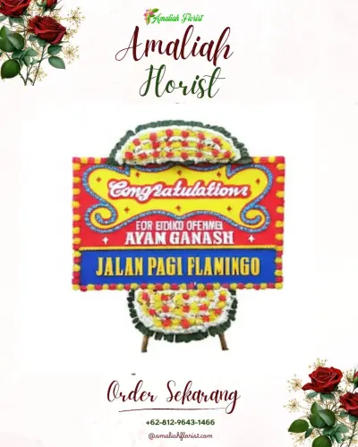 Bunga Papan Congratulation di Faudu